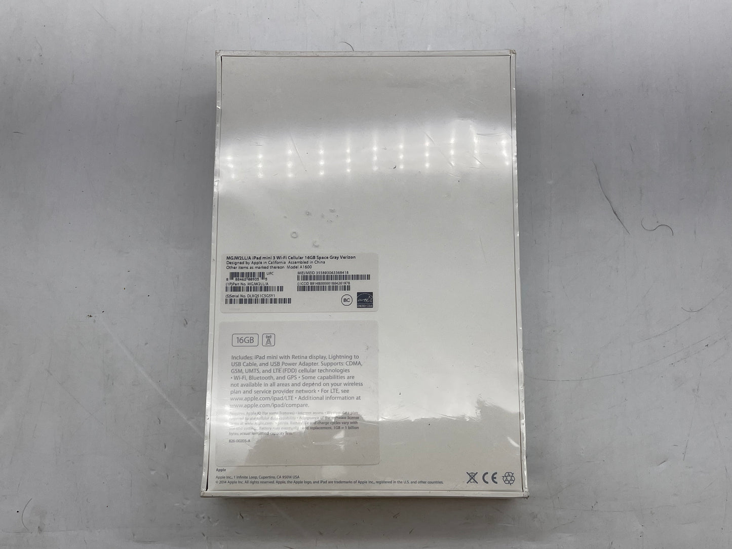 Apple iPad mini (3rd-gen) (7.9-inch) 16GB Wifi + Cellular -Brand New(SEALED BOX)