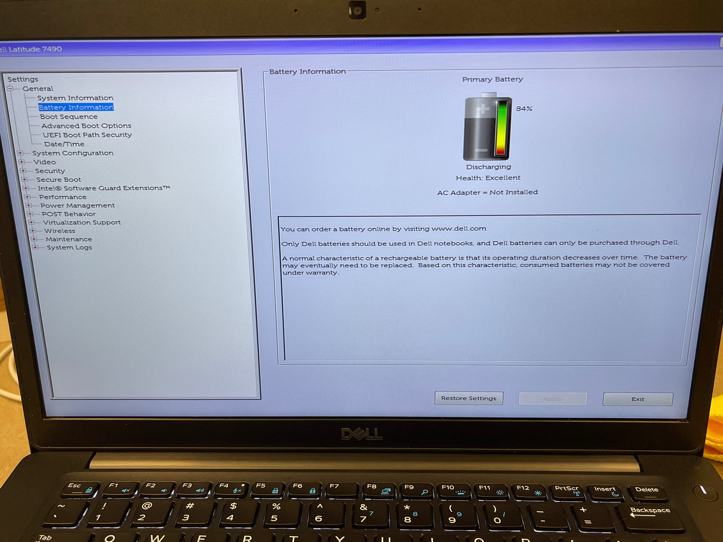 Dell Latitude 7490 Touchscreen 1.9GHz i7-8650U 16GB RAM 256GB SSD - Cellular