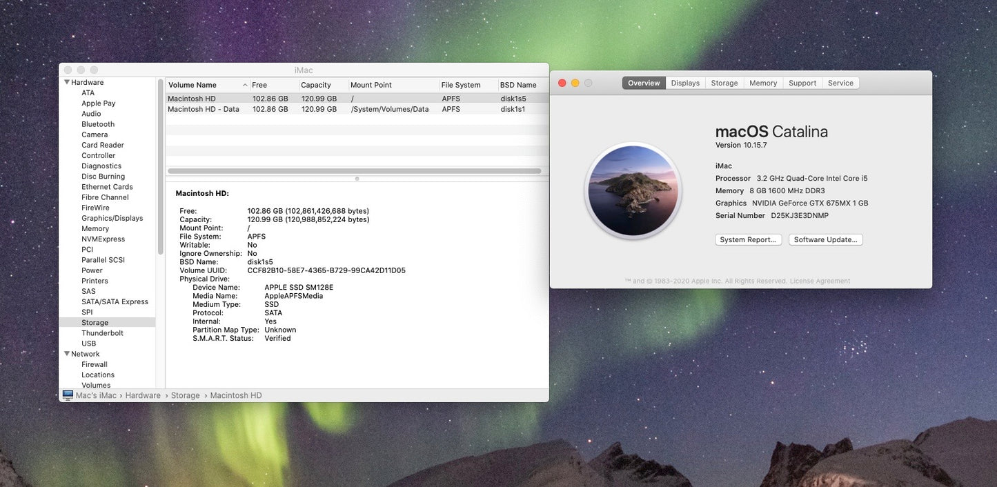 Apple 2012 27" iMac 3.2GHz Quad-Core i5 8GB 128GB SSD GTX 675MX 1GB- Excellent