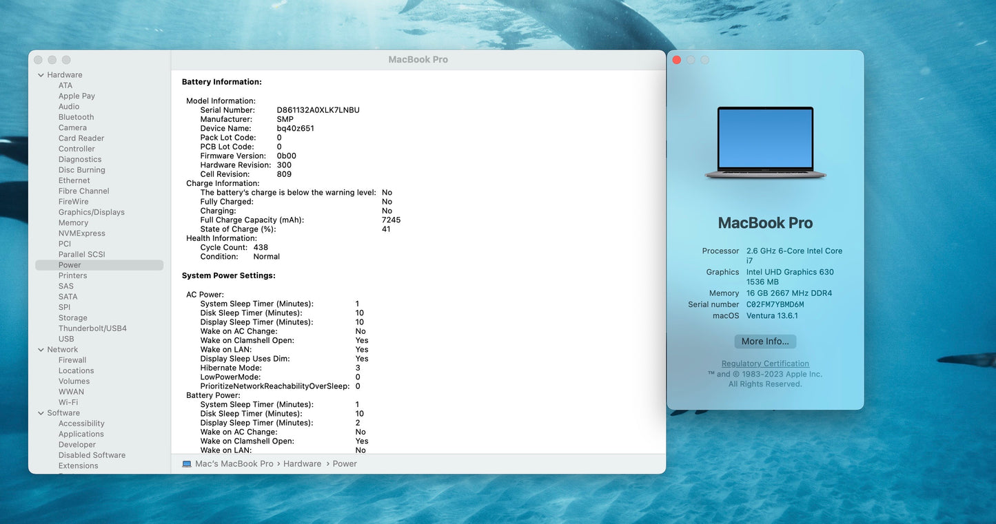 Apple 2019 16" MacBook Pro 2.6GHz i7 16GB RAM 512GB SSD RP5300M 4GB - Very Good