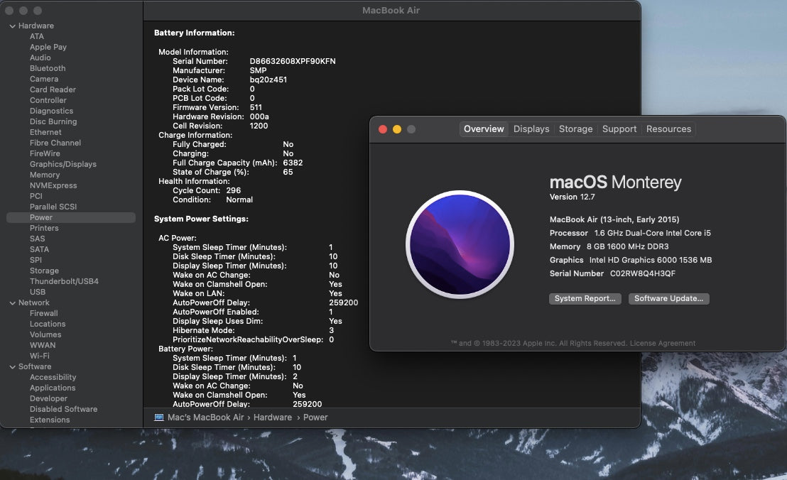 Apple 2015 MacBook Air Retina 1.6GHz i5 8GB RAM 256GB SSD IHG6000 - Read