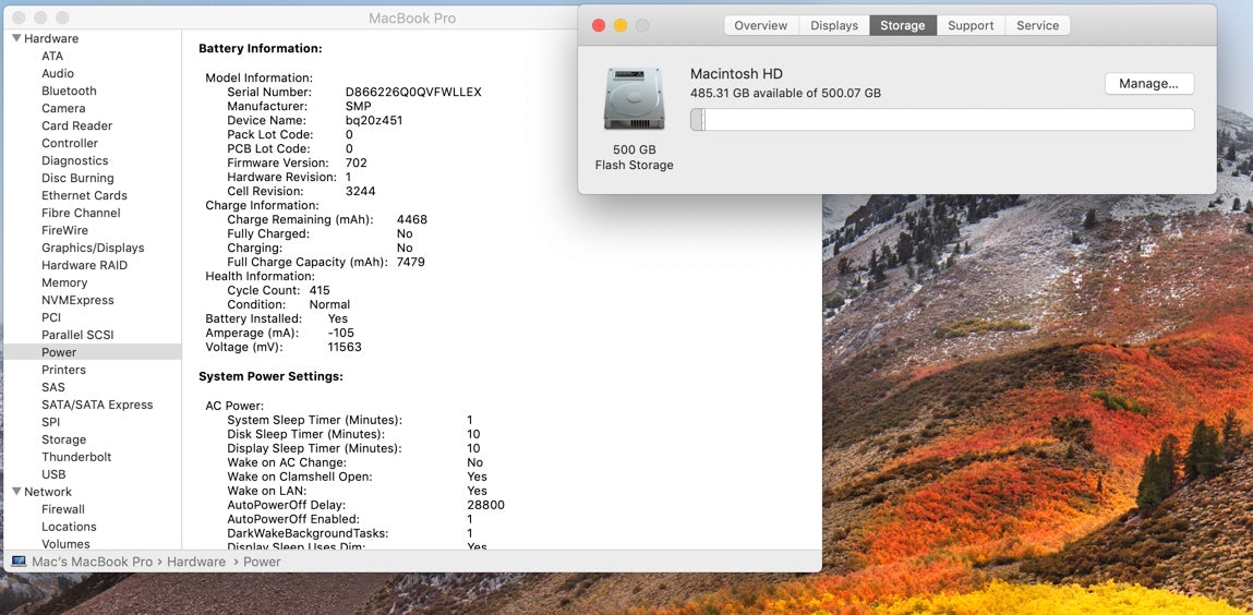 Apple 2015 MacBook Pro 15" Retina 2.5GHz i7 16GB RAM 512GB SSD - Very Good