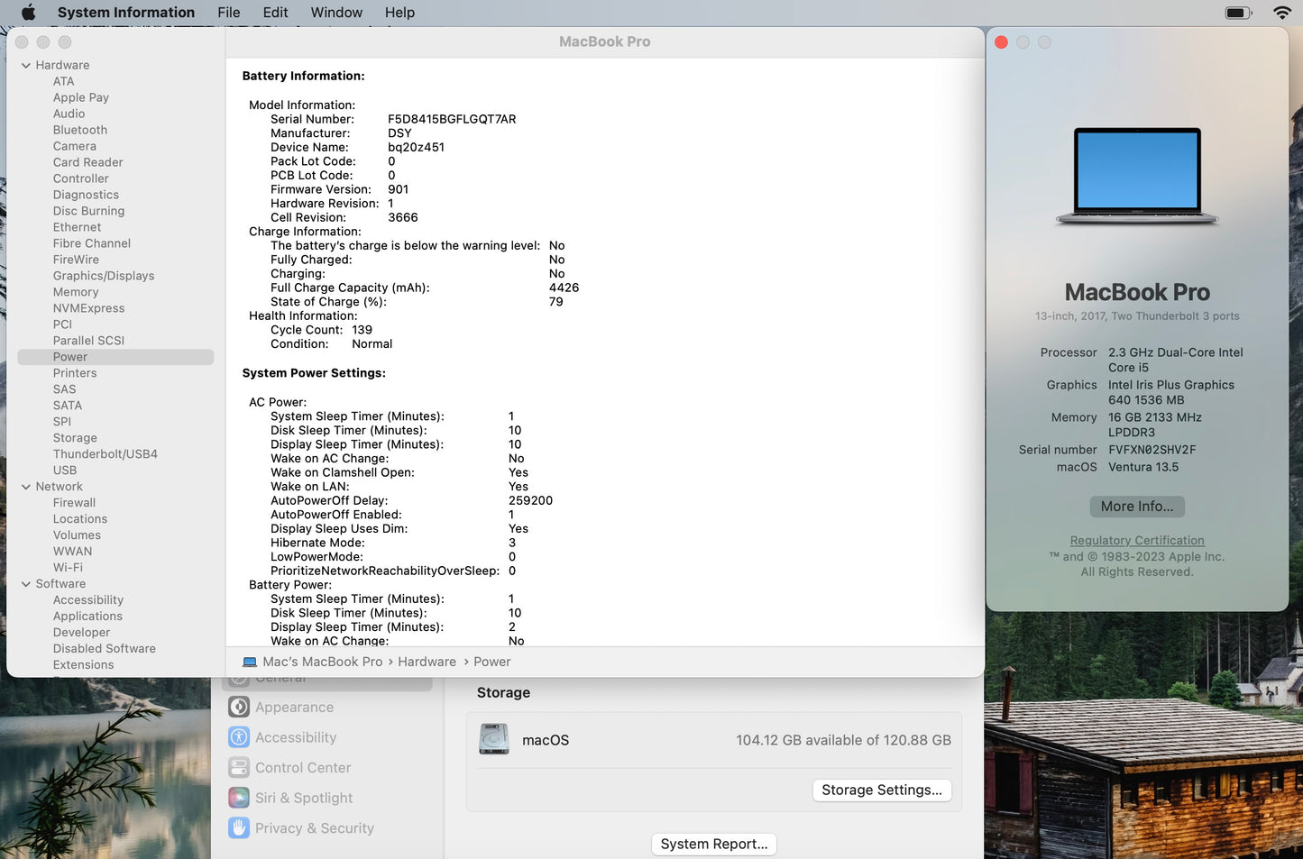 Apple 2017 MacBook Pro 13 in 2.3GHz Dual-Core i5 16GB RAM 128GB SSD IIPG640-Good