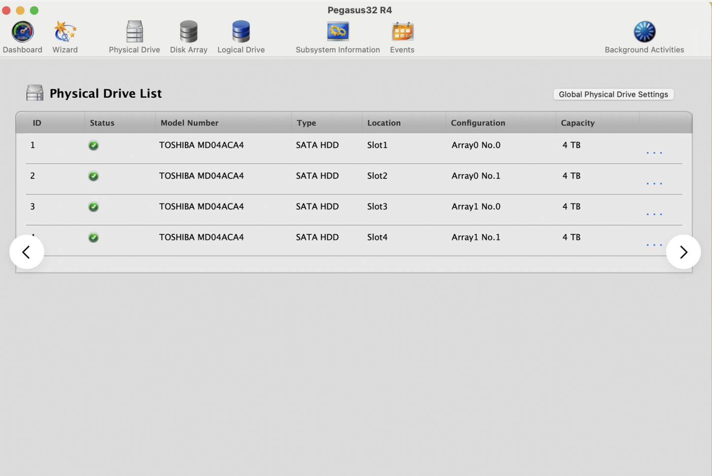 PROMISE Pegasus32 R4 16TB (4 x 4TB) RAID System