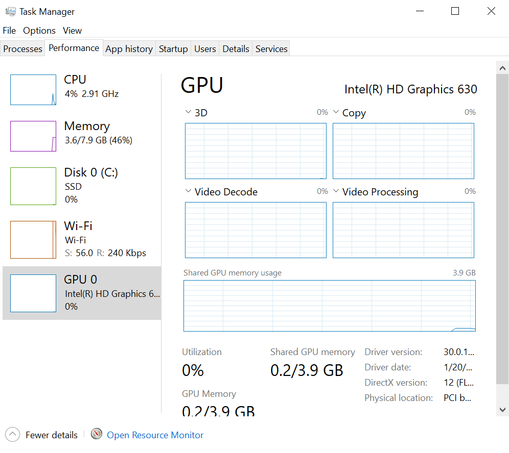 Dell 2018 Latitude 5480 i7 7820U 2.9GHz 4 Cores 8GB 256GB SSD Intel 630