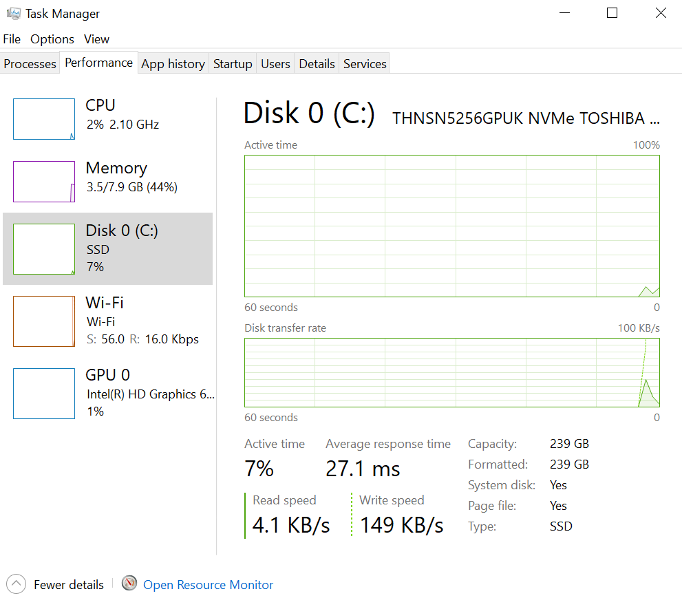 Dell 2017 Latitude 5480 i7 7820U 2.9GHz 4 Cores 8GB 256GB SSD Intel 630