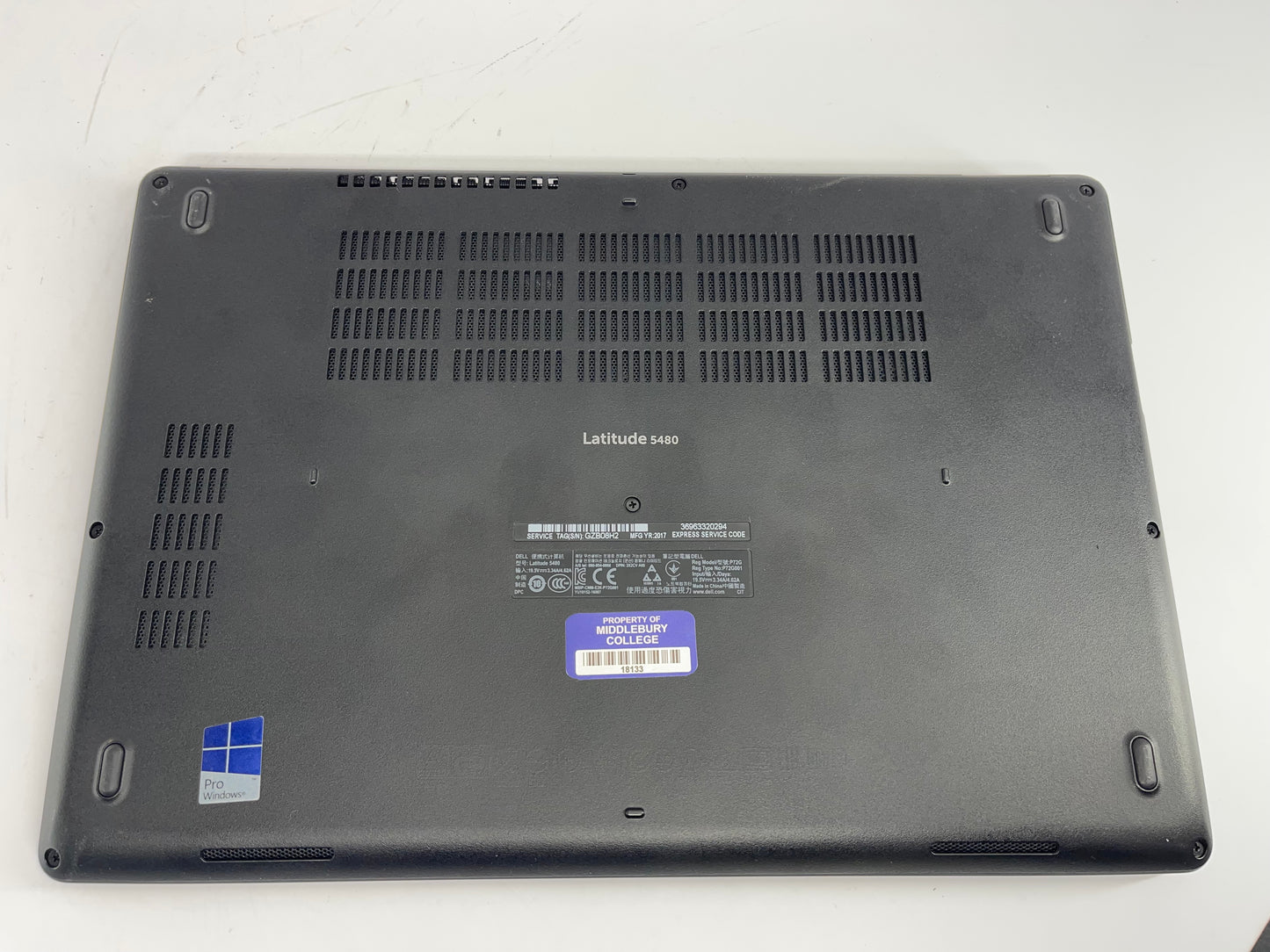 Dell 2017 Latitude 5480 i7 7820U 2.9GHz 4 Cores 8GB 256GB SSD Intel 630