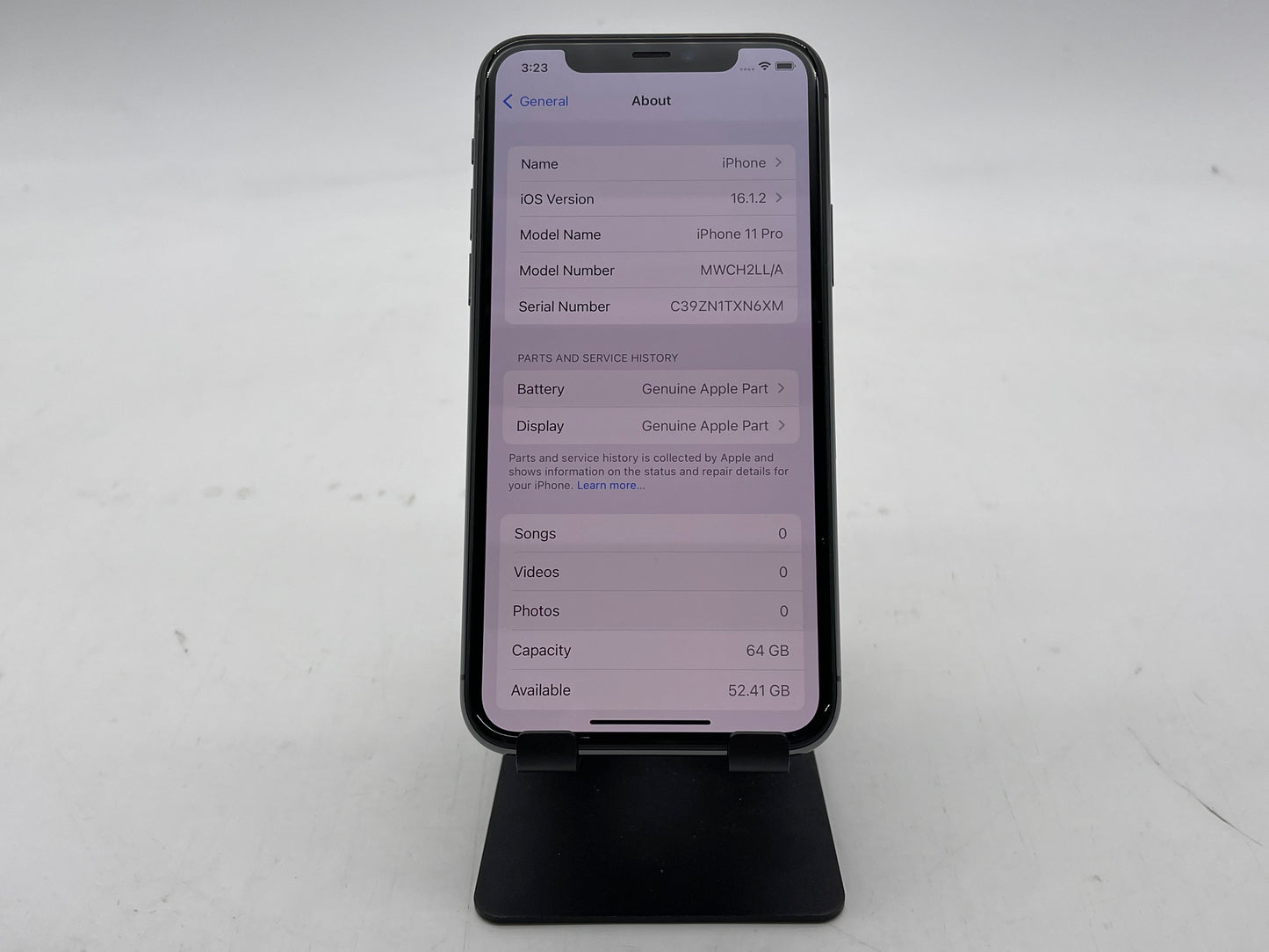 Apple iPhone 11 pro GSM/CDMA Unlocked 64GB "Space Gray" - Excellent