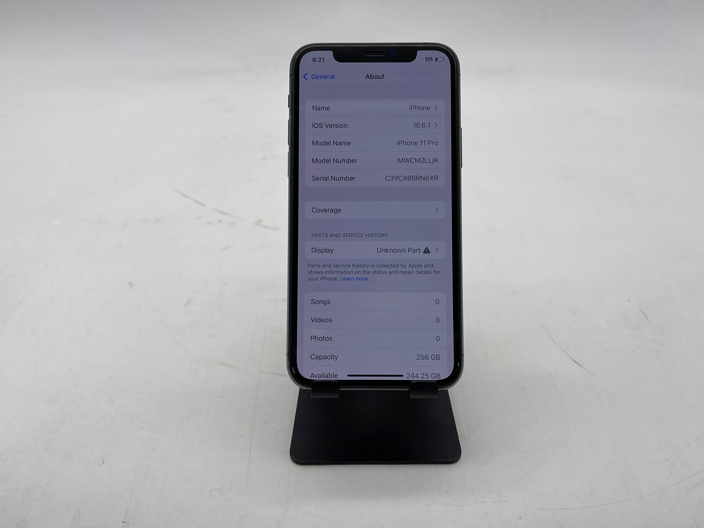 Apple iPhone 11 pro GSM/CDMA Unlocked 256GB "Space Gray" - Very Good