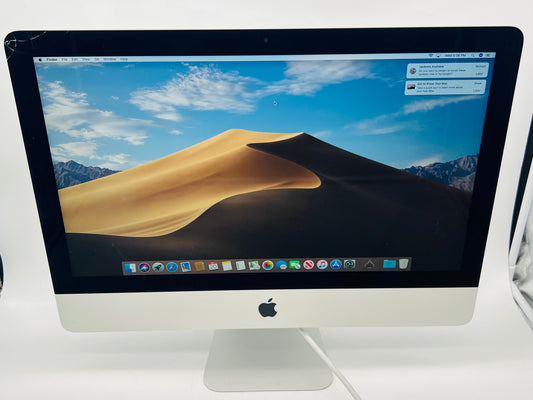 Apple 2017 21.5" iMac 4K 2.3GHz Dual-Core i5 8GB 256GB SSD IIPG640 - Minor Crack