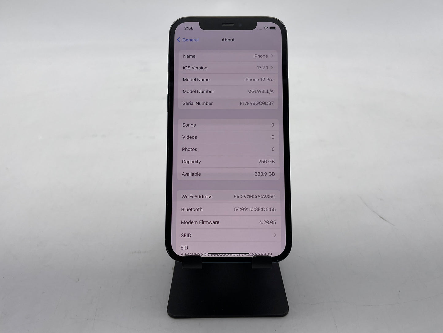 Apple iPhone 12 pro GSM/CDMA Unlocked 256GB A2341 "Blue" - Very Good