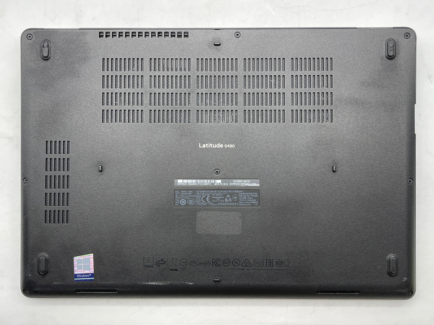 Dell 2019 latitude 5490 14" i7-8650U 1.9GHz 16GB RAM 512GB SSD W10 Pro-Excellent