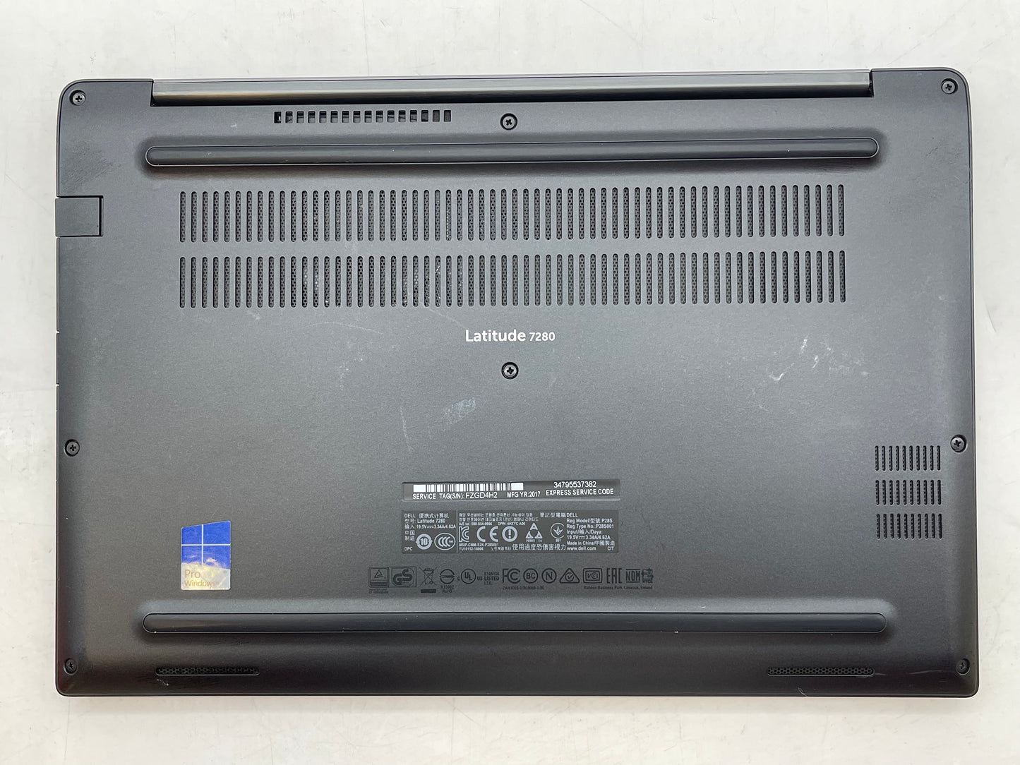 Dell 2017 Latitude 7280 2.8GHz i7-7600U 8GB RAM 256GB SSD W10 Pro - Excellent