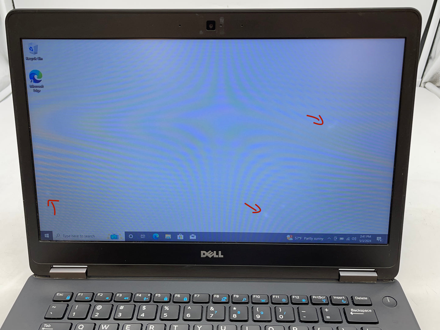 Dell 14" Latitude E7470 2.6GHz i7-6600U 16GB RAM 256GB SSD W10 Pro -Bright spots
