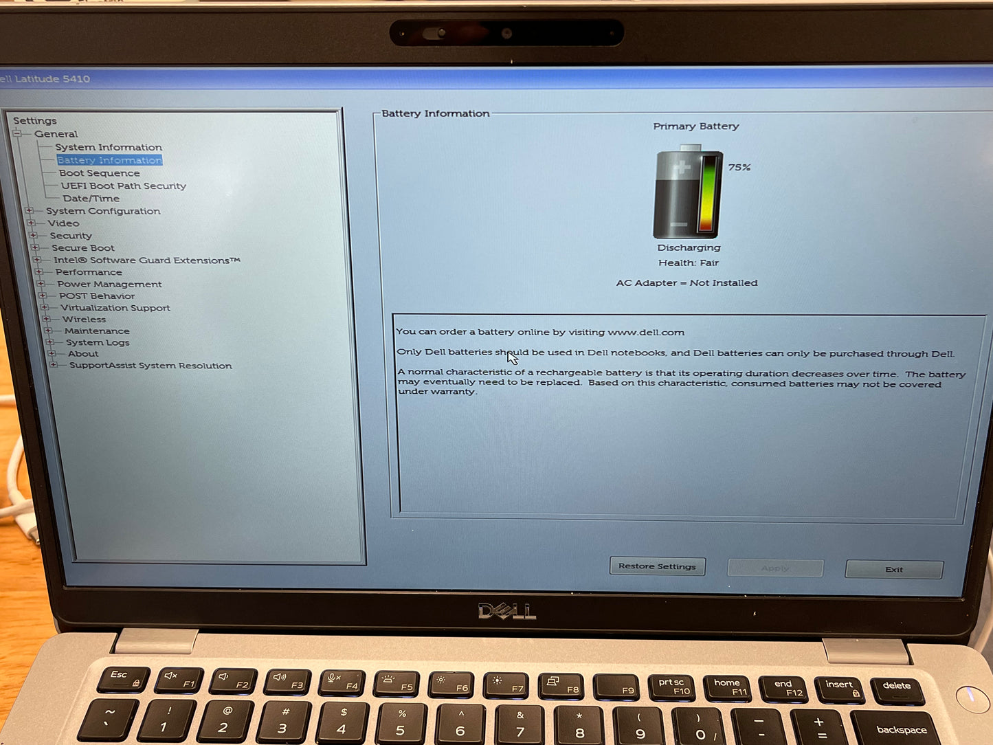 Dell 2020 14" Latitude 5410 1.10GHz i7-10810U 16GB RAM 256GB SSD W10 Pro - Good