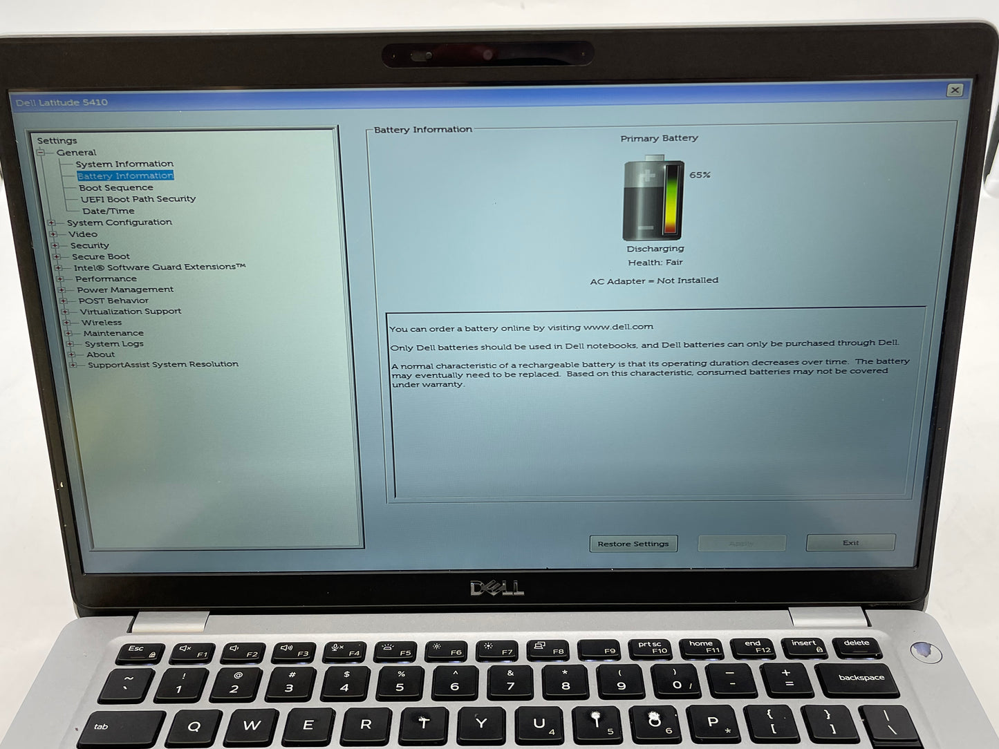 Dell 2020 14" Latitude 5410 1.10GHz i7-10810U 16GB RAM 256GB SSD W10 Pro - Good