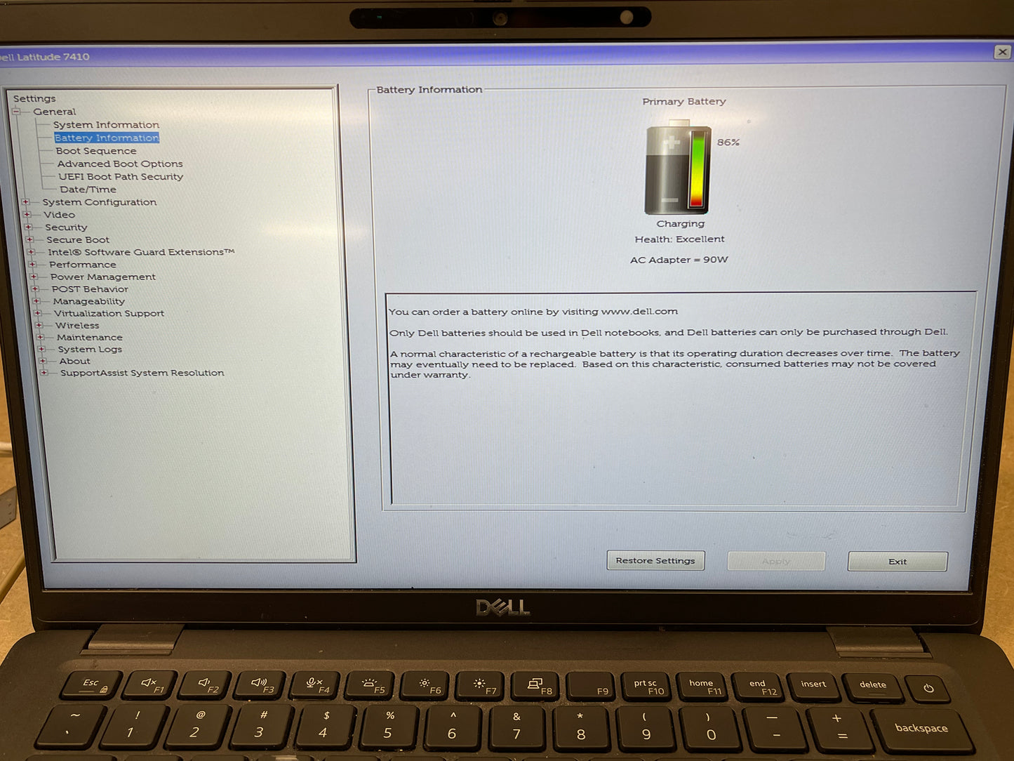 Dell 2020 14" Latitude 7410 1.8GHz i7-10610U 16GB RAM 256GB SSD W10 Pro