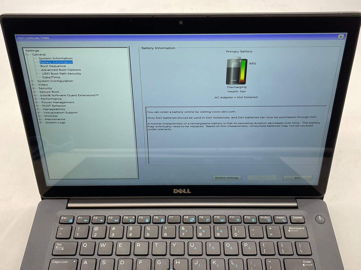 2018 Dell Latitude 7480 Touchscreen 2.8GHz i7-7600U 16GB RAM 256GB SSD Excellent