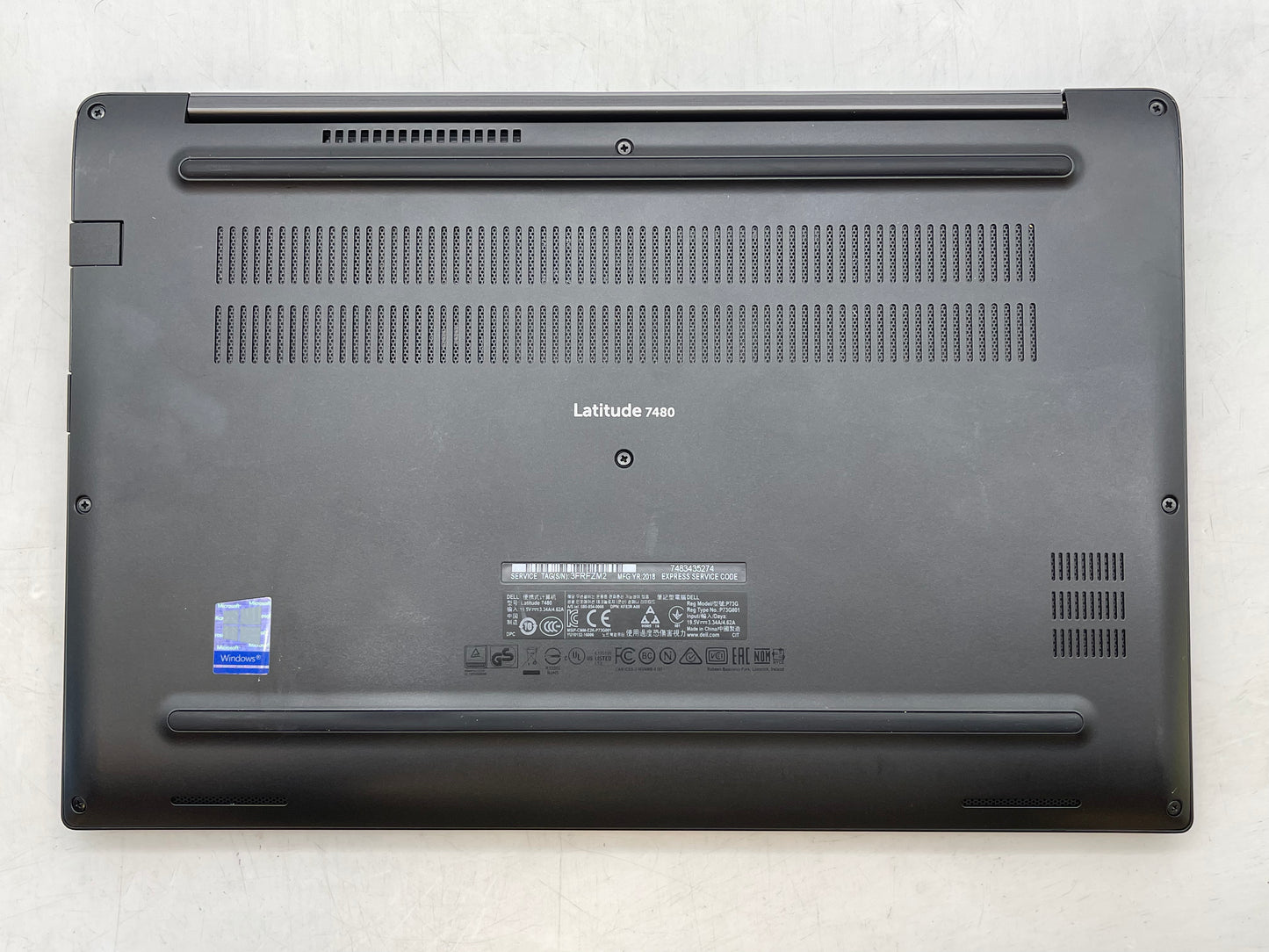 2018 Dell Latitude 7480 Touchscreen 2.8GHz i7-7600U 16GB RAM 256GB SSD Excellent