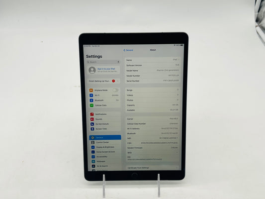 Apple 2019 iPad Air 3rd Generation 64GB "Space Gray"