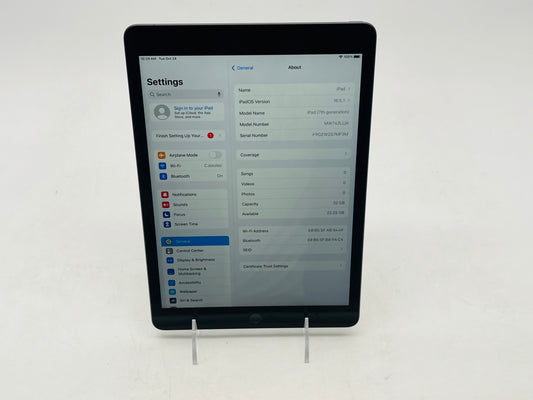 Apple 2019 iPad 7th Generation 32GB "Space Gray"