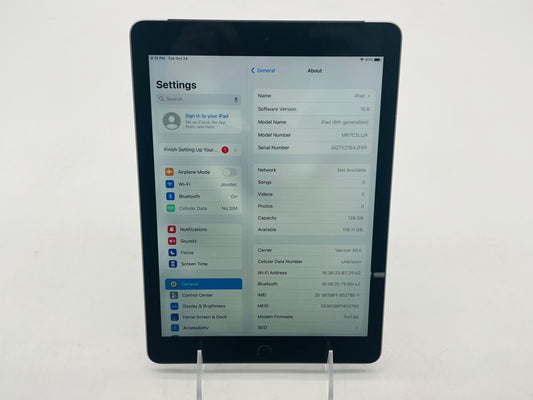 Apple 2016 iPad 6th Generation 128GB "Space Gray" (wifi + cellular)