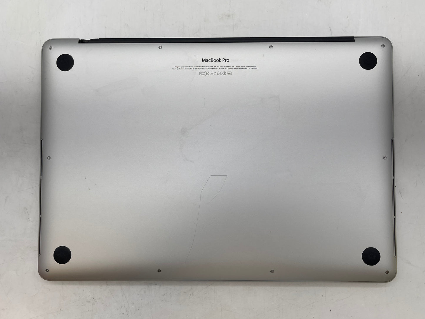 Apple late 2012 MacBook Pro 15" Retina 2.6GHz i7 8GB RAM 512GB SSD - Good