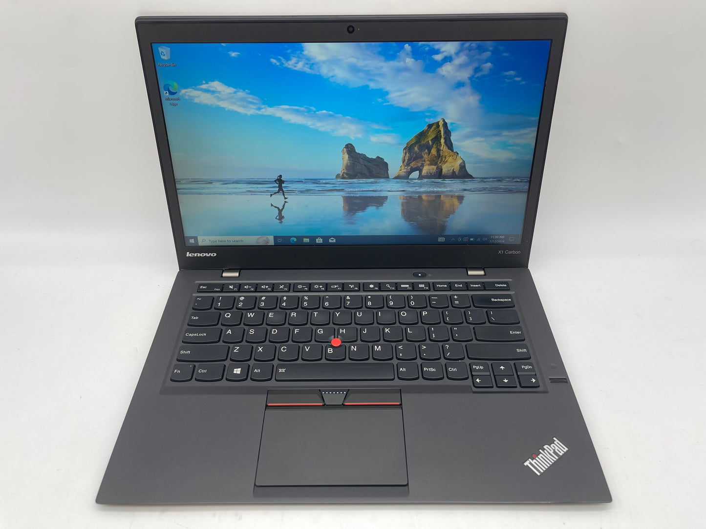 Lenovo ThinkPad X1 Carbon 14" i7-5600U 2.6GHz 8GB RAM 256GB SSD W10 Pro - B+