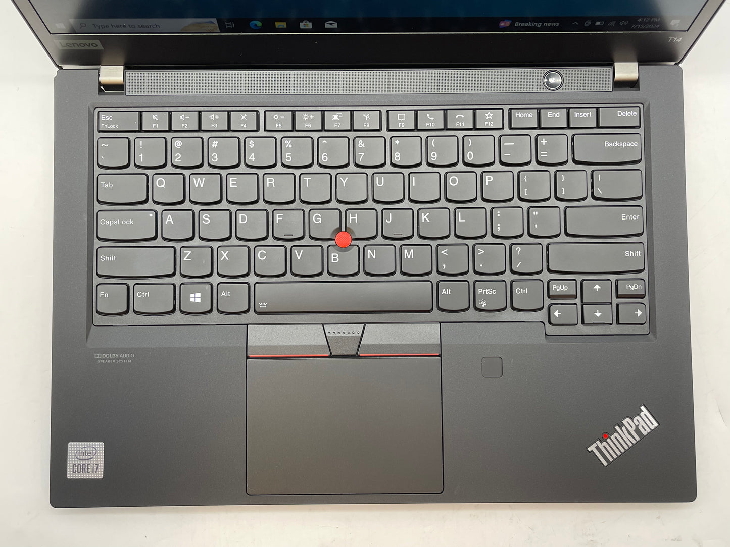Lenovo ThinkPad T14 Gen 1 14" 1.8GHz i7-10510U 40GB RAM 512GB SSD Win 10P- READ
