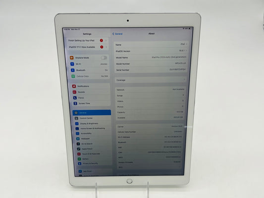 Apple 2017 iPad Pro 2nd Generation 512GB "Silver" (wifi + cellular)