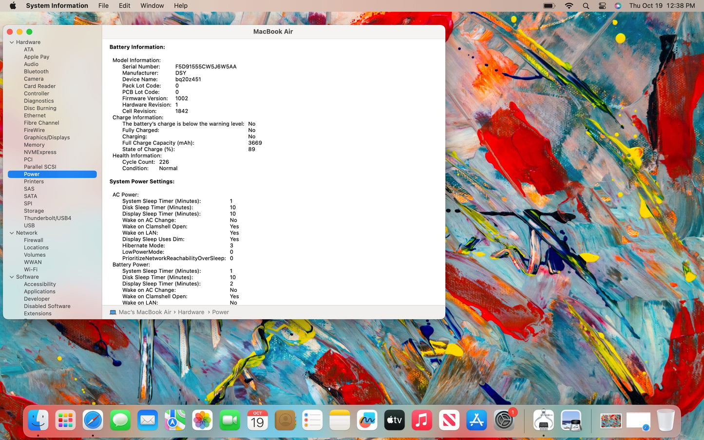 Apple 2018 MacBook Air 13" 1.6 GHz Dual Core i5 8GB Ram 128GB SSD Iris 617