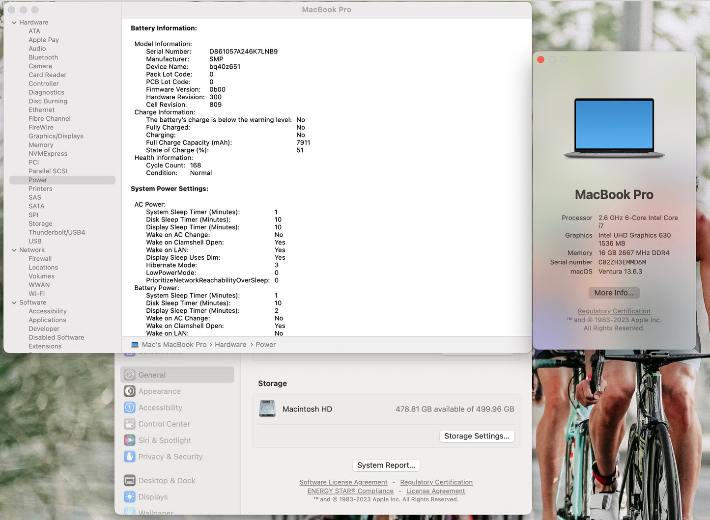 Apple 2019 16" MacBook Pro 2.6GHz i7 16GB RAM 512GB SSD RP5300M 4GB - READ