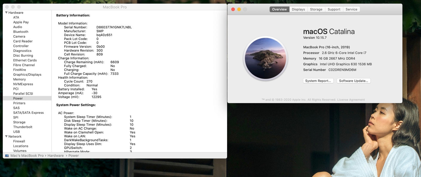 Apple 2019 16" MacBook Pro 2.6GHz i7 16GB RAM 512GB SSD RP5300M 4GB - Very Good