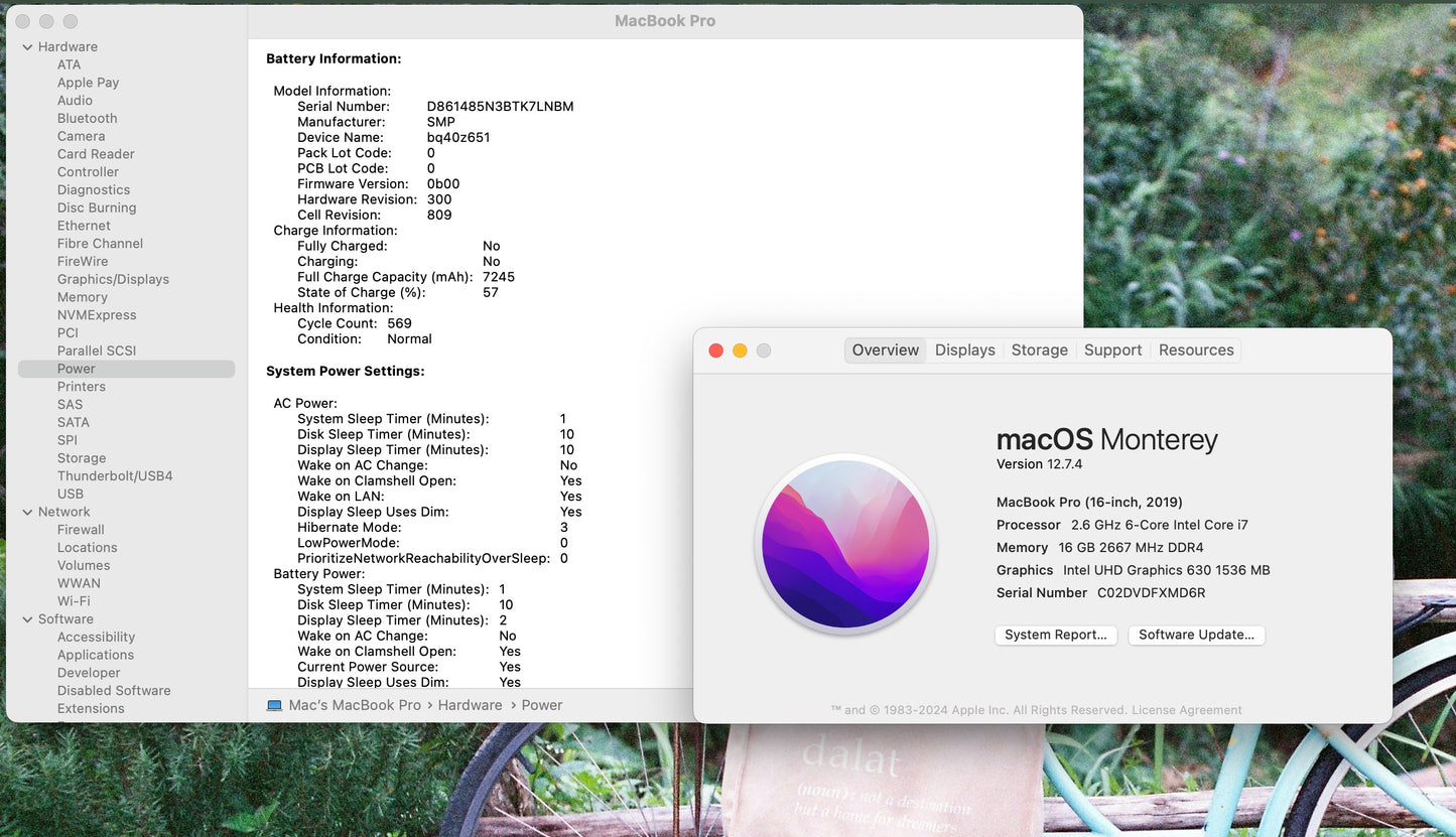 Apple 2019 16" MacBook Pro 2.6GHz 6-Core i7 16GB RAM 1TB SSD RP5300M - Good