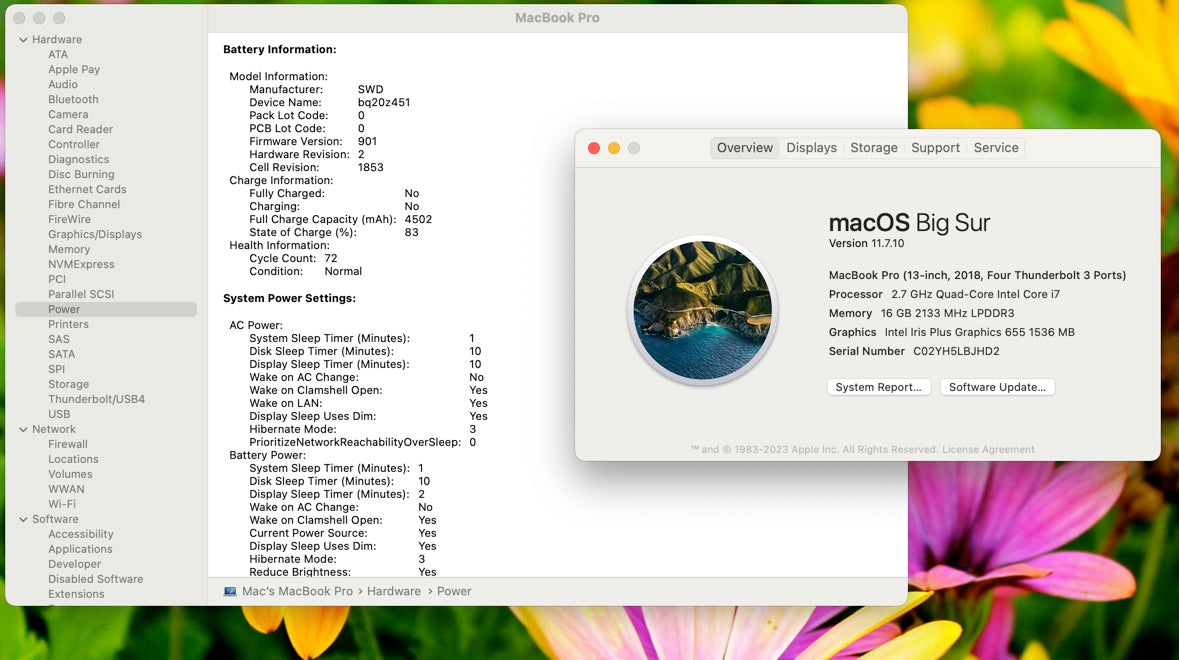 Apple 2018 MacBook Pro 13" TB 2.7GHz Quad-Core i7 16GB RAM 512GB SSD - Excellent