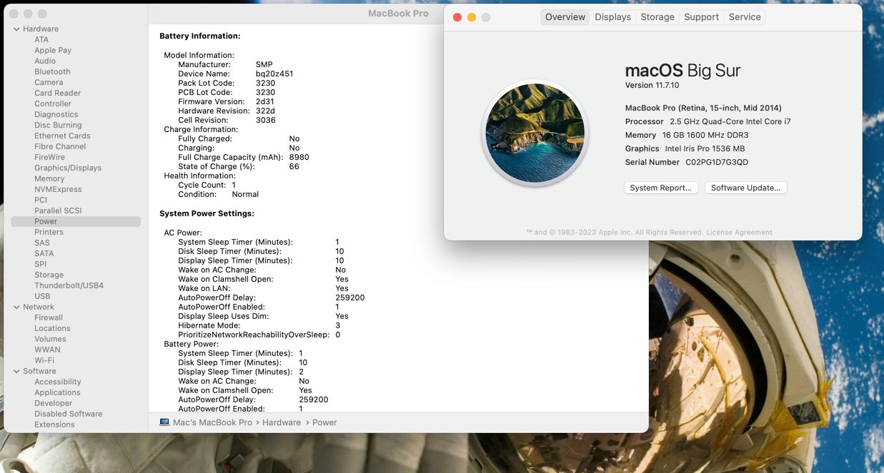Apple 2014 MacBook Pro 15" Retina 2.5GHz i7 16GB RAM 512GB SSD GT750M - Good