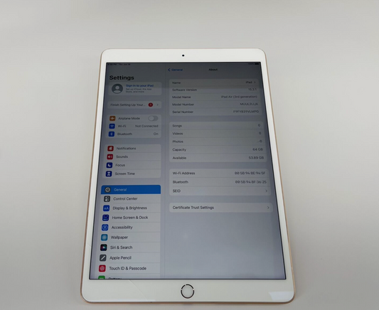 Apple 2019 iPad Air 3rd Generation 64GB "Gold"
