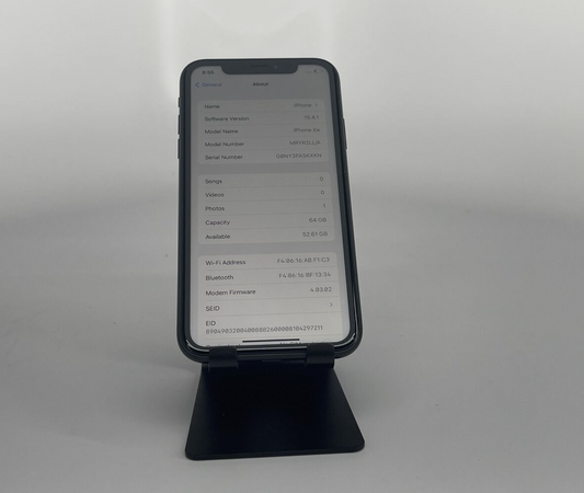 Apple 2018 iPhone XR GSM/CDMA Unlocked 64 GB "Black"