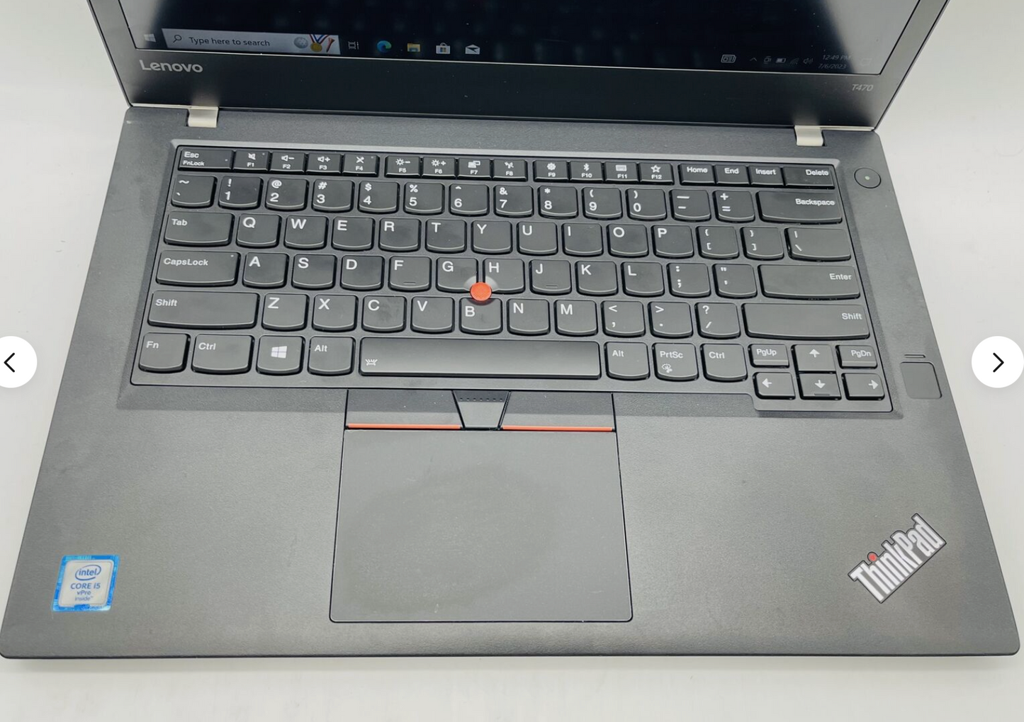 Lenovo 2018 ThinkPad T470 i5-6300U 2.4Ghz 2 Cores 8gb 256SSD Intel 520