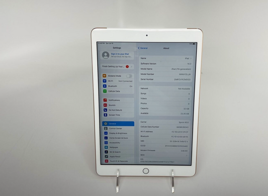 Apple 2019 IPad 7th Generation 32GB "Gold" Cellular