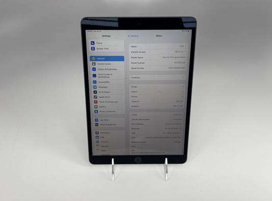 Apple iPad Air 3rd Generation 256 GB "Space Gray" Cellular