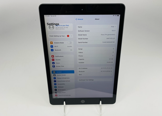 Apple 2019 iPad 7th Generation 32GB "Space Gray"