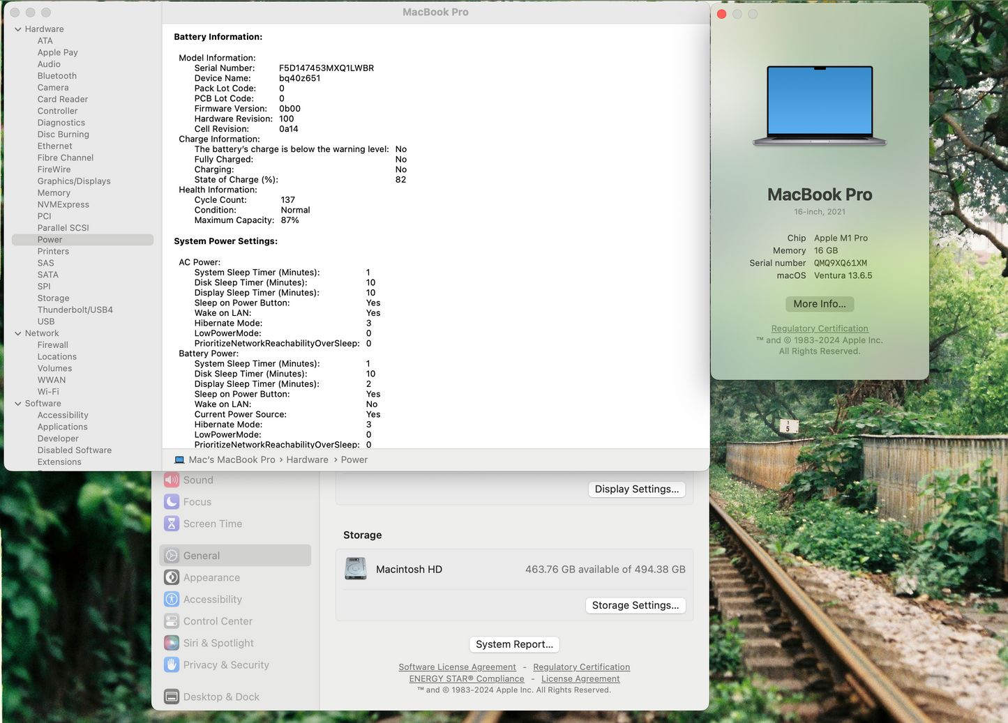 Apple 2021 MacBook Pro 16" M1 Pro (16-Core GPU) 16GB RAM 512GB SSD -Very Good