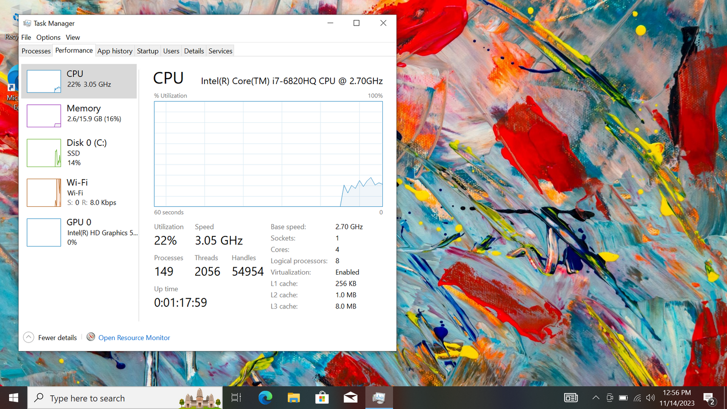 Dell 2017 Latitude E5470 i7 6820U 2.7GHz 4 Cores 16GB 1TB SSD Intel 630
